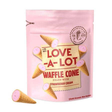 Love-A-Lot Mini Kornet 3'lü Tadım Serisi 55 gr x 3 adet