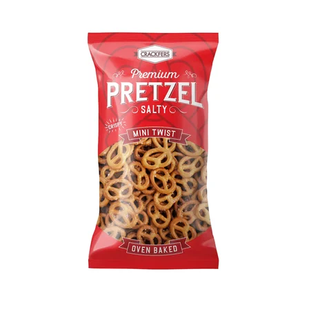 Crackfers Pretzel Maxi Boy Kraker 300 gr x 12 Adet