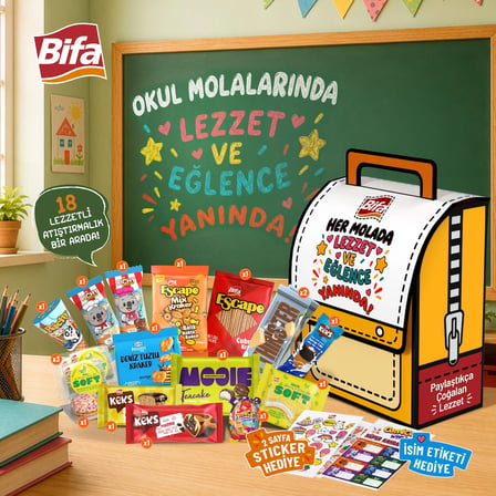 Bifa Eğlenceli Okul Molası Paketi – 18’li
