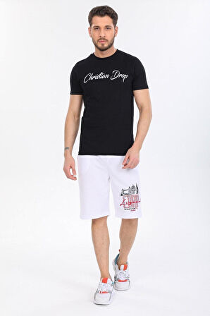 Don't Worry Yazılı Siyah T-shirt