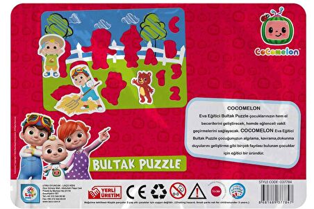 Cocomelon 3+ Yaş Büyük Boy Puzzle 12 Parça