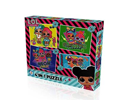 Lol 4 ü 1 Arada Puzzle Anaokul 59 Parça 