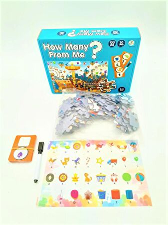 Laço Kids Eğitici 5+ Yaş Büyük Boy Puzzle 100 Parça