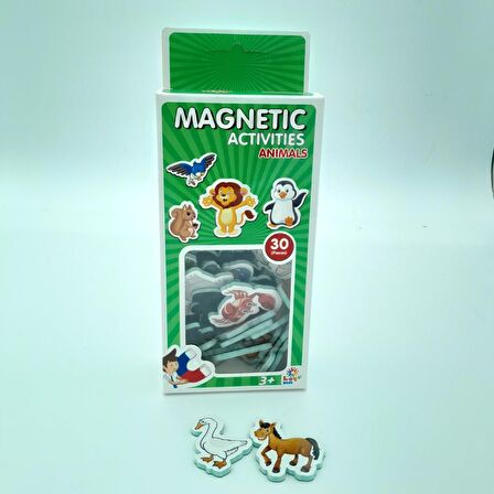 Magnet Hayvanlar Eğitim Seti 30 Parça