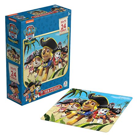 Paw Patrol Pirate Pups Dev Yer PW7934 3+ Yaş Büyük Boy Puzzle 24 Parça