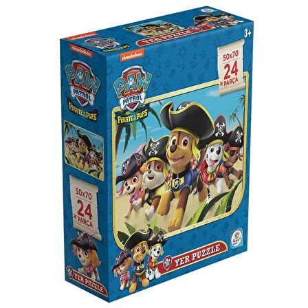 Paw Patrol Pirate Pups Dev Yer PW7934 3+ Yaş Büyük Boy Puzzle 24 Parça