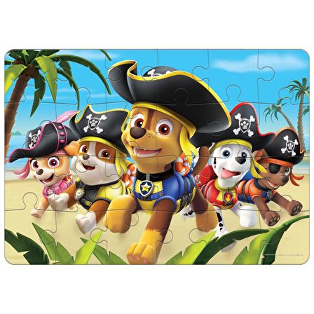 Paw Patrol Pirate Pups Dev Yer PW7934 3+ Yaş Büyük Boy Puzzle 24 Parça