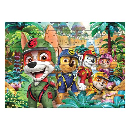 Paw Patrol Jungle Pups PW7929 3+ Yaş Orta Boy Puzzle 100 Parça