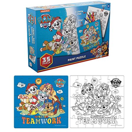 Paw Patrol PW7930 3+ Yaş Büyük Boy Puzzle 35 Parça