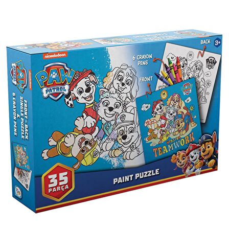 Paw Patrol PW7930 3+ Yaş Büyük Boy Puzzle 35 Parça