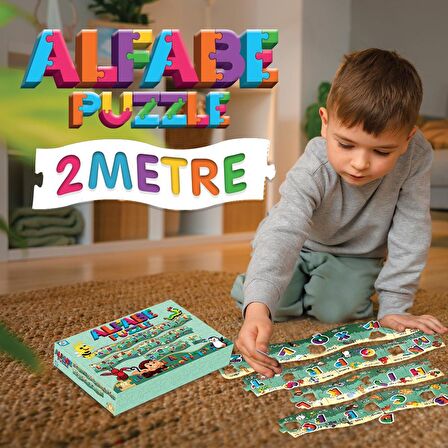 LC7481 - 2 Metre Eğitici Alfabe Puzzle