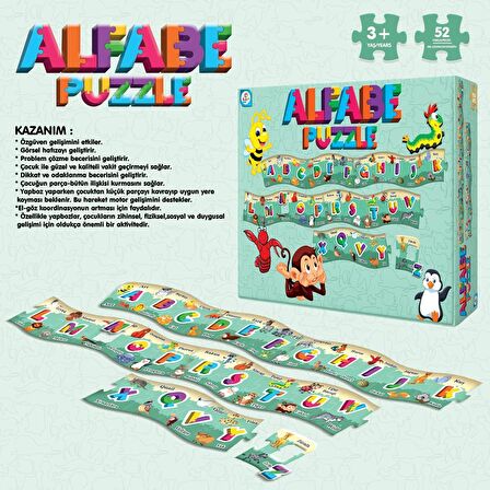 LC7481 - 2 Metre Eğitici Alfabe Puzzle