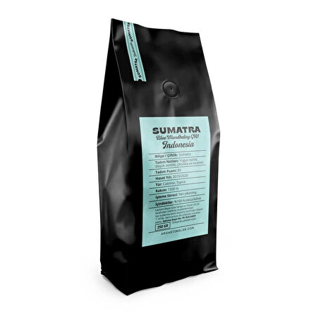 Indonesia Sumatra Blue Mandheling (250 Gram) Filtre Kahve