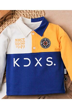 Erkek Bebek Pamuklu Polo Takım Pantolon Üst İkili Takım Düğün Doğum Günü Nişan Nikah Bayram