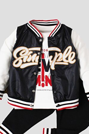 Bebek Simple desenli Yağmurluk Takım Alt Üst Yağmurluk