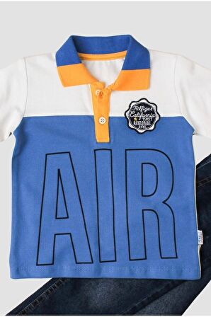 bebek polo yaka tişört %100 pamuklu ve şort