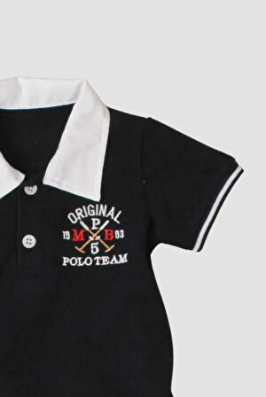 Original Polo Team Nakışlı Yaka Detaylı 2'li Alt Üst Takım