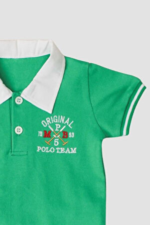 Original Polo Team Nakışlı Yaka Detaylı 2'li Alt Üst Takım