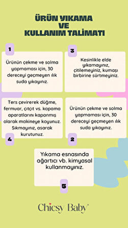 Önden Fermuarlı Kanguru Cepli Yazı Baskılı Oversize  Alt Üst Bebek Çocuk Eşorfman Takımı