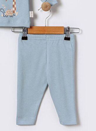 %100 Pamuklu  Yenidogan Unisex  Kiz Erkek Pamuk Desenli  2'li Bebek Pijama Takımı