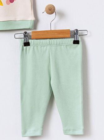 %100 Pamuklu  Yenidogan Unisex  Kiz Erkek Pamuk Desenli  2'li Bebek Pijama Takımı