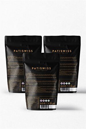 Patiswiss Bitter Çikolata Kaplı Çilek Draje Set (3 Adet)