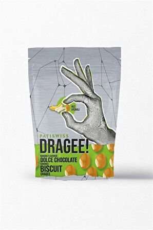 Muz Aromalı Dolce Çikolatalı Bisküvi Draje 120 g