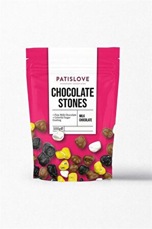 Patislove Renkli Çakıl Taşı Draje 100 g