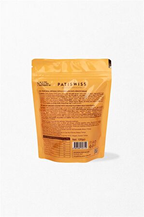 Bittebon Portakal Aromalı Sütlü Çikolatalı Bisküvi Draje 120g