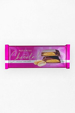 Yer Fıstıklı Krema Dolgulu Sütlü Çikolata 240g
