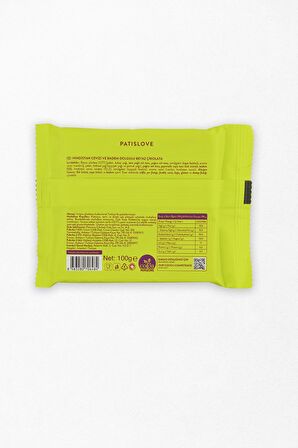 Hindistan Cevizi ve Badem Dolgulu Beyaz Çikolata 100g