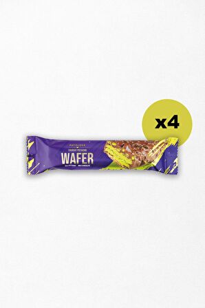 Patislove Wafer Sütlü Çikolatalı Antep Fıstıklı Gofret 33g x 4 Adet