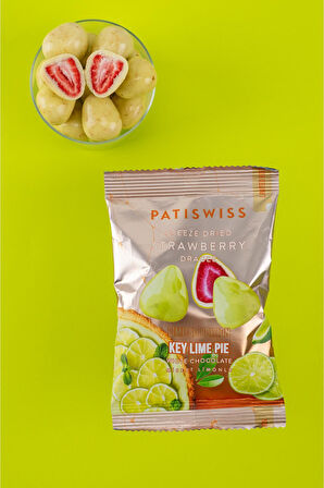 Beyaz Çikolatalı Misket Limonlu Çilek Draje 50g x 4 Adet