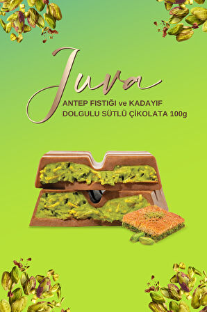 Juva Antep Fıstığı ve Kadayıflı Çikolata 100g