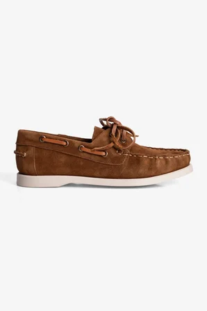 Kadın Hakiki Süet Bağcıklı Loafer Günlük Ayakkabı Torin Taba