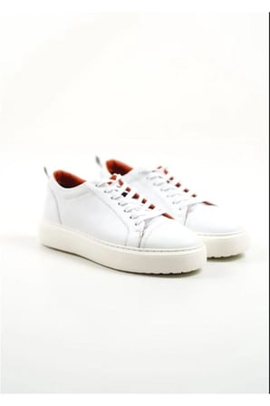 Mubiano Hakiki Deri M3-B Beyaz Erkek Spor Ayakkabı & Sneaker