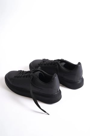 Mubiano MBMCQ1000-SS Erkek Kalın Taban Siyah/Siyah Sneaker & Spor Ayakkabı