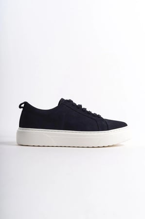 Mubiano Hakiki Deri MBNBKM3-LCV Erkek Nubuk Lacivert Sneaker & Spor Ayakkabı