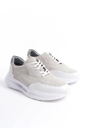 Mubiano Hakiki Deri MBKRY301-BJ Erkek Bej Sneaker & Spor Ayakkabı