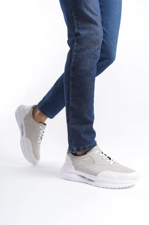 Mubiano Hakiki Deri MBKRY301-BJ Erkek Bej Sneaker & Spor Ayakkabı