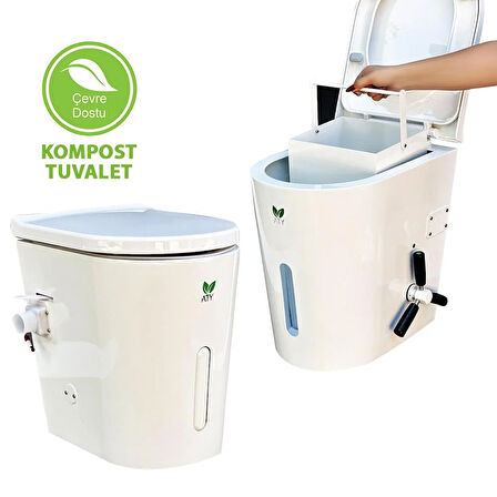 SHUIVAN ATY Terra Kompost Karavan Tuvaleti Torflu - 15,5 Litre