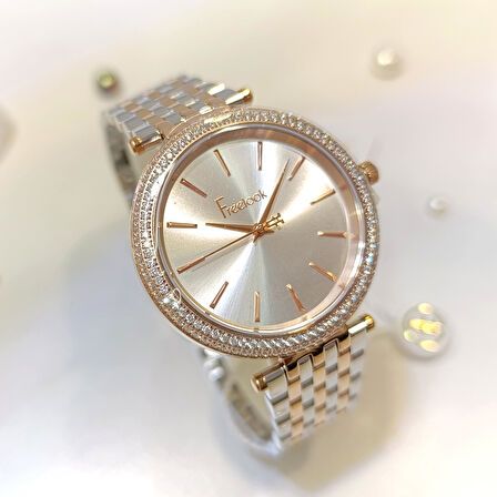 Freelook Lumıere Kadın Saat 5 ATM Su Geçirmez Saat HD VİDEOLU