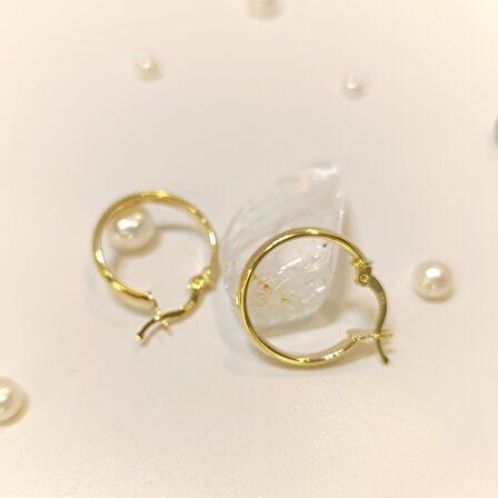 20mm Klasik Halka Küpe 14 Ayar Altın HD VİDEOLU