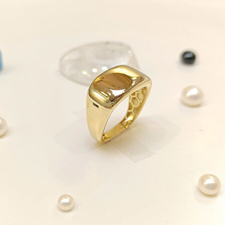 Taşsız Yüzük 14 Ayar Altın HD VİDEOLU