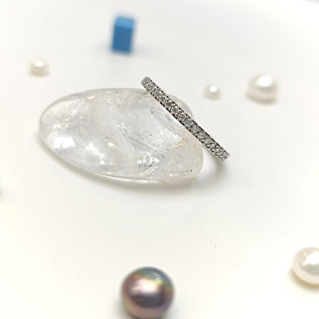 19 Ölçü Tam tur Taşlı Yüzük 14 Ayar Altın HD VİDEOLU