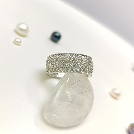 15 Ölçü Tam tur Taşlı Yüzük 14 Ayar Altın HD VİDEOLU