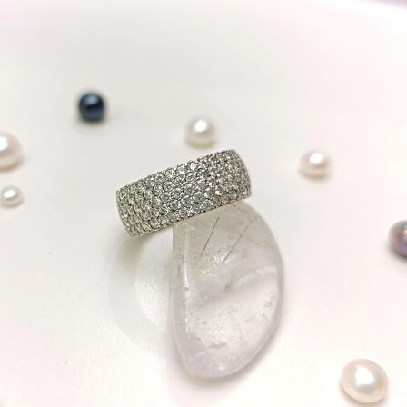 16 Ölçü Tam tur Taşlı Yüzük 14 Ayar Altın HD VİDEOLU