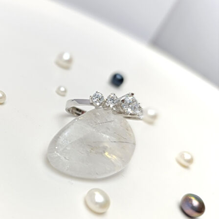 Beş Taş Yüzük 14 Ayar Altın HD VİDEOLU