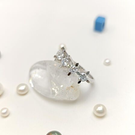 Beş Taş Yüzük 14 Ayar Altın HD VİDEOLU