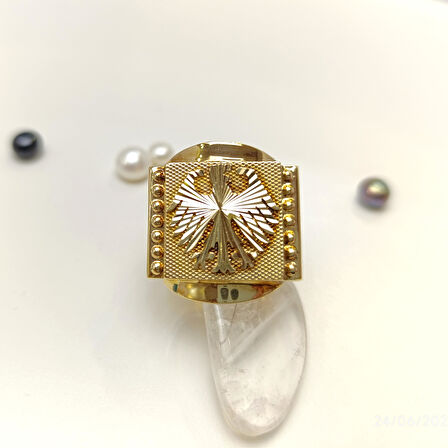 Kartal Yüzük 14 Ayar Altın HD VİDEOLU